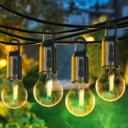 Set 4 becuri LED Retro cu decor de iluminare — Ambient Modern Pentru Acasă