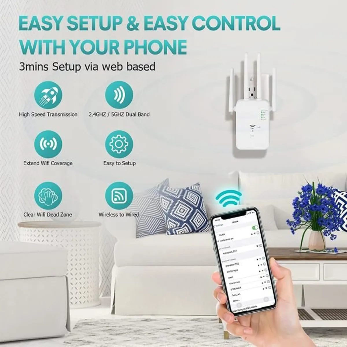 Amplificator retea WiFi Repeater — Utilitate Smart Zi de Zi