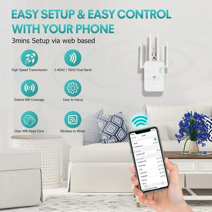 Amplificator retea WiFi Repeater — Utilitate Smart Zi de Zi