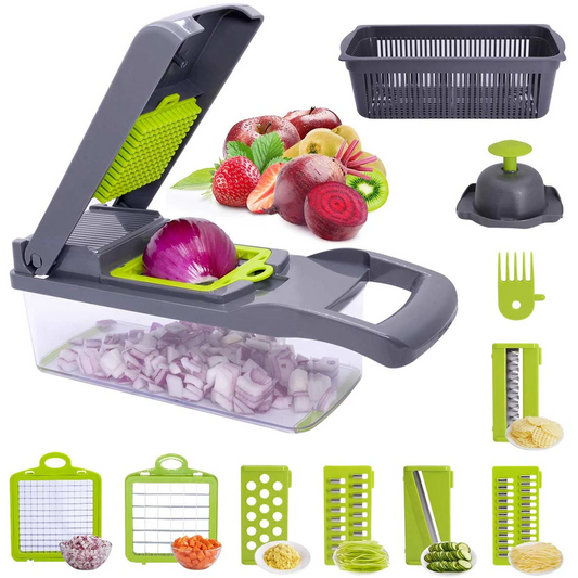 Razatoare multifunctionala legume si fructe 9 piese — Mai Mult Confort în Bucătărie