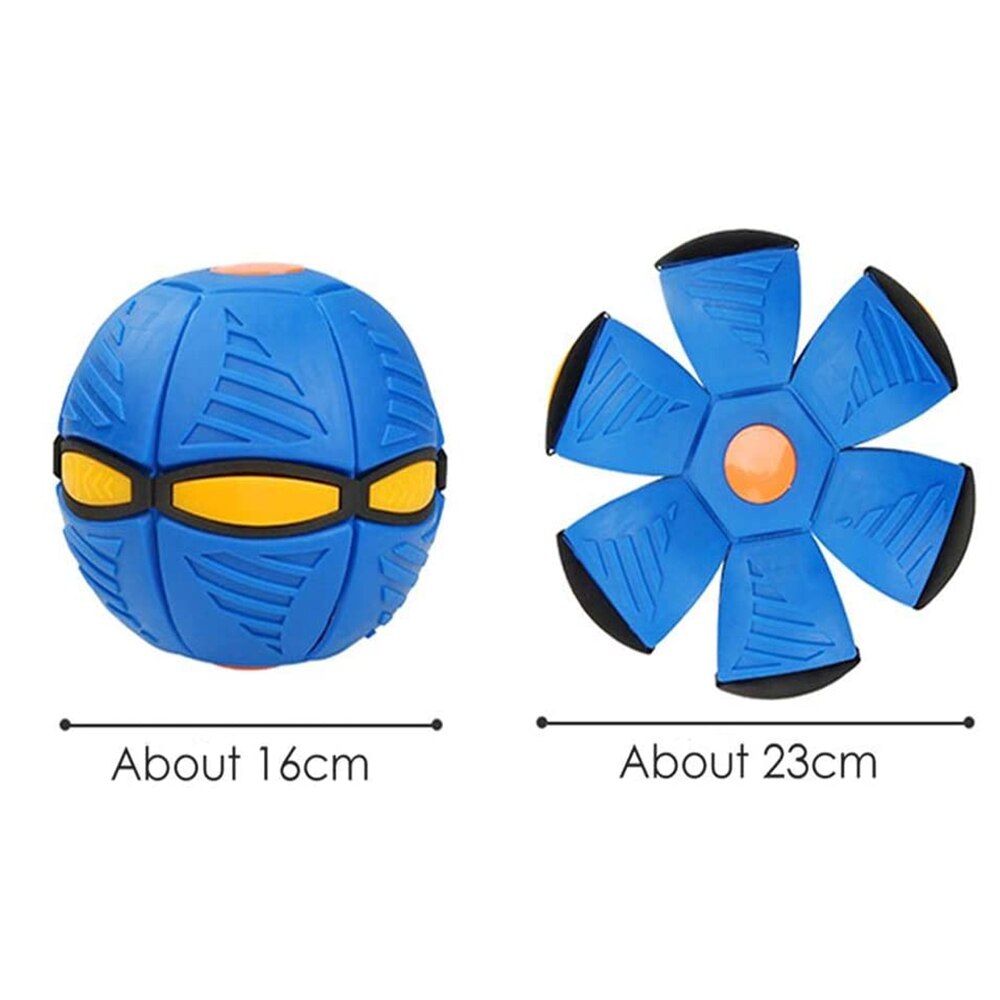 Minge zburatoare transformabila in disc cu iluminare LED — Util Pentru Familie și Copii