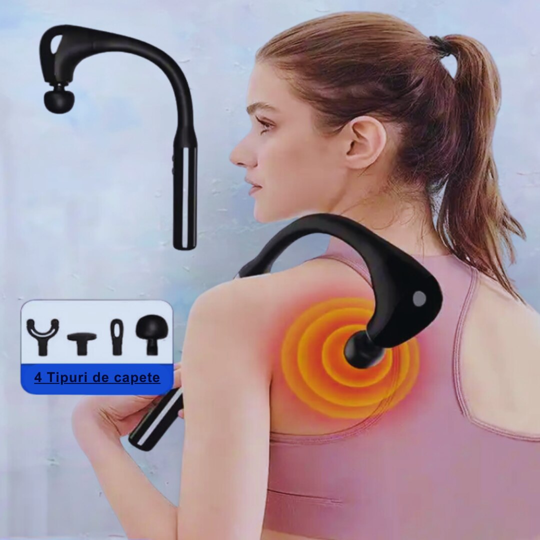 Aparat de masaj profesional cu brat flexibil in forma de — Confort Personal Zi de Zi