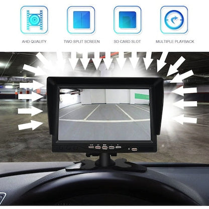 Kit marsarier cu camera AHD si display de 7" — Control și Siguranță Zi de Zi