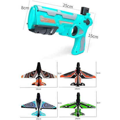 Pistol lansator de avioane de jucarie — Util Pentru Familie și Copii