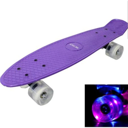 Skateboard Penny Board cu led 55cm — Confort Personal Zi de Zi