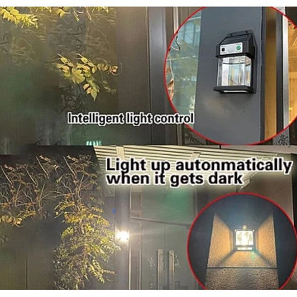 Lampa Solara de Perete 3W cu Senzor 600 LM — Ambient Modern Pentru Acasă