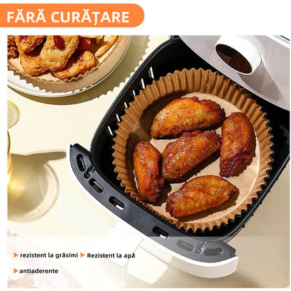 Hartie de copt pentru friteuza si tava 16x20x4.5 cm — Mai Mult Confort în Bucătărie