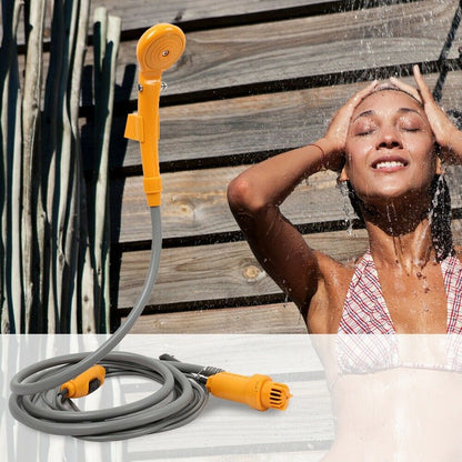 Set dus auto electric portabil pentru camping 12 V cablu — Mai Mult Confort Oriunde