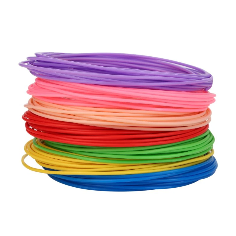 Set 10 rezerve filamente PLA pentru Creion 3D Magic 1.75mm — Util Pentru Familie și Copii