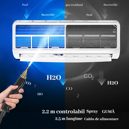 Aparat de curatat cu abur 2500W — Confort Practic Pentru Casa Ta