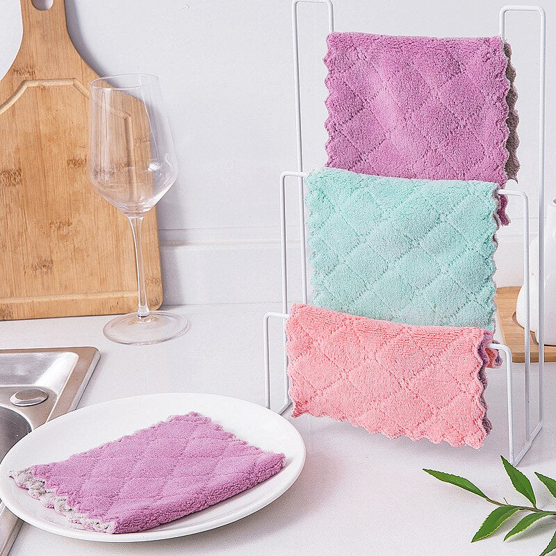 Set 2 lavete microfibra universale 30 x 30 cm — Mai Mult Confort în Bucătărie