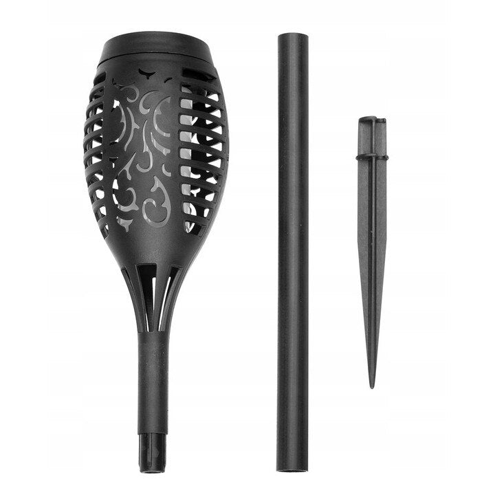 Lampa solara tip torta cu efect flacara varianta 61cm — Confort Practic Pentru Casa Ta