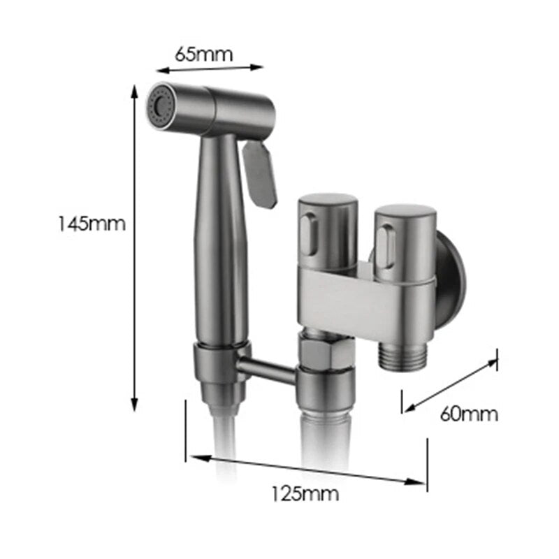 Set dus igienic pentru bideu sau vas WC — Confort Practic Pentru Casa Ta