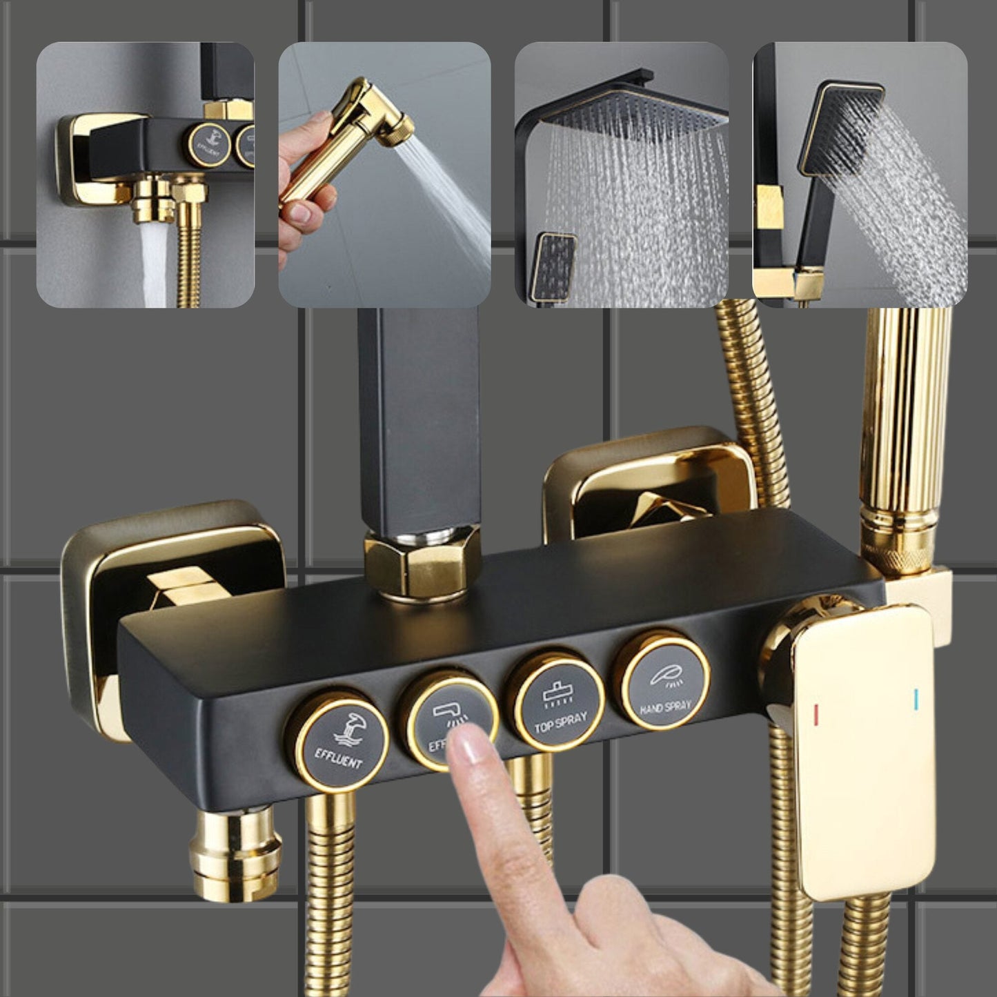 Coloana de dus premium cu 4 functii — Confort Practic Pentru Casa Ta