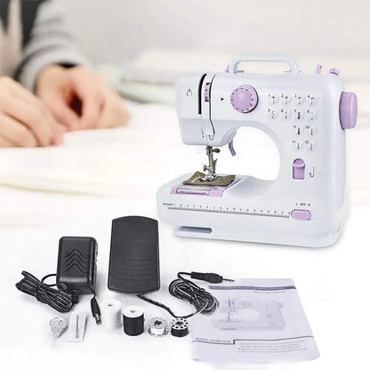 RESIGILAT - Masina de cusut Sew Simple K1127 Alb — Confort Practic Pentru Casa Ta
