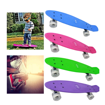 Skateboard Penny Board cu led 55cm — Confort Personal Zi de Zi