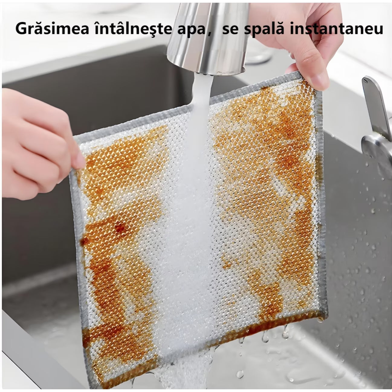 Set 10 lavete din microfibra metalica — Mai Mult Confort în Bucătărie