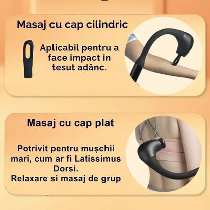 Aparat de masaj profesional cu brat flexibil in forma de — Confort Personal Zi de Zi
