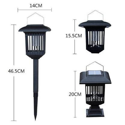 Lampa Solara Anti-Insecte 2 in 1 cu LED UV si