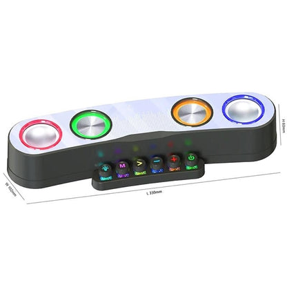 Boxa Bluetooth gaming Q YX800 cu LED RGB — Utilitate Smart Zi de Zi