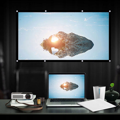 Ecran de proiectie portabil 120 inch 2.66 x 1.49 m — Utilitate Smart Zi de Zi