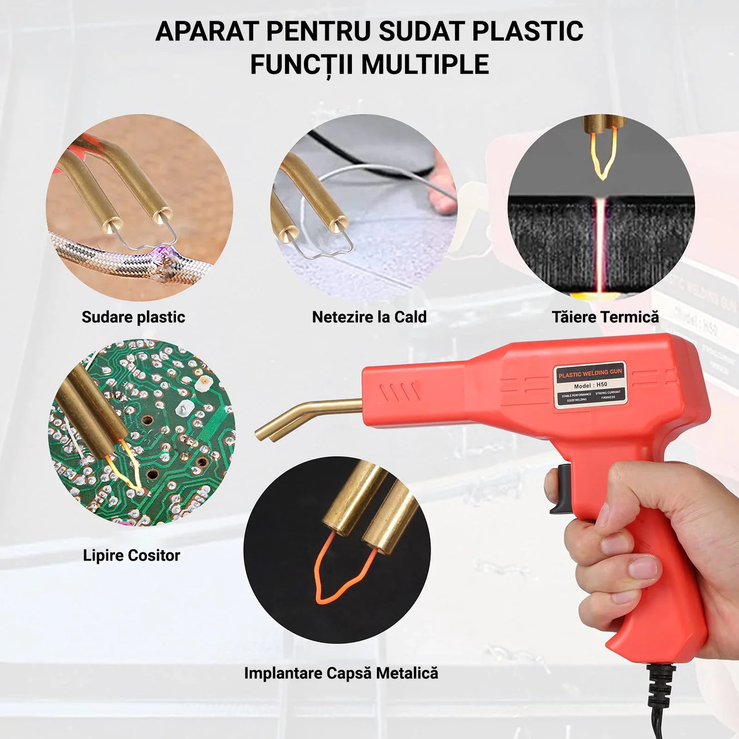 Trusa aparat sudat plastic