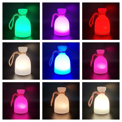 Lampa de masa portabila RGB cu baterie reincarcabila — Confort Practic Pentru Casa Ta