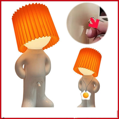 Lampa de birou „Little Shy Man” – Design creativ cu — Ambient Modern Pentru Acasă