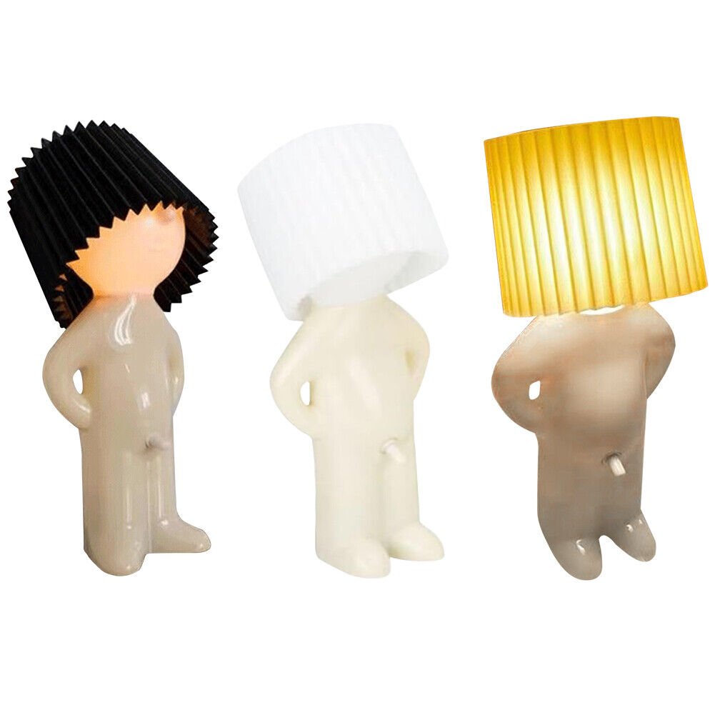 Lampa de birou „Little Shy Man” – Design creativ cu — Ambient Modern Pentru Acasă