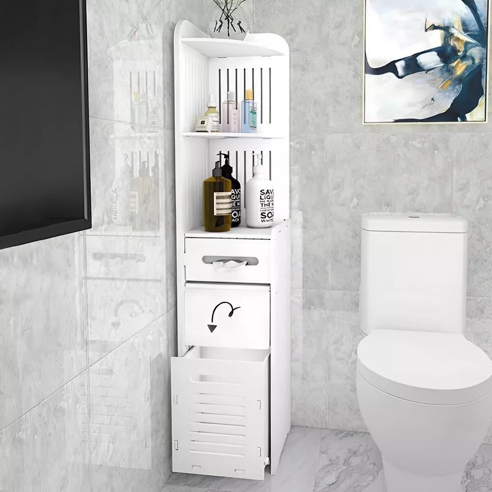 Dulap vertical pentru baie 2 sertare 120 x 20 x — Confort Practic Pentru Casa Ta
