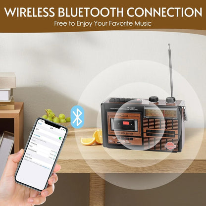 Radio retro portabil FP-319BT bluetooth — Utilitate Smart Zi de Zi