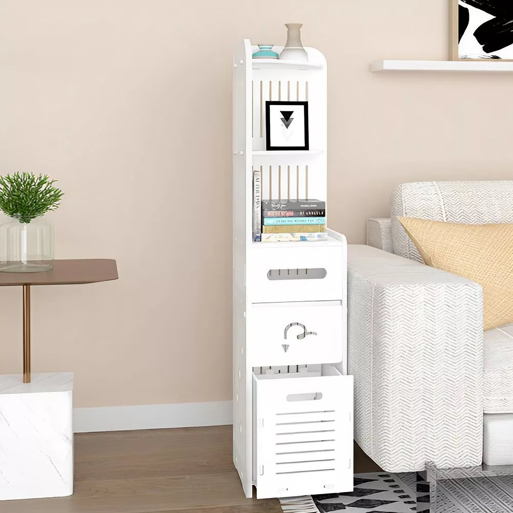 Dulap vertical pentru baie 2 sertare 120 x 20 x — Confort Practic Pentru Casa Ta