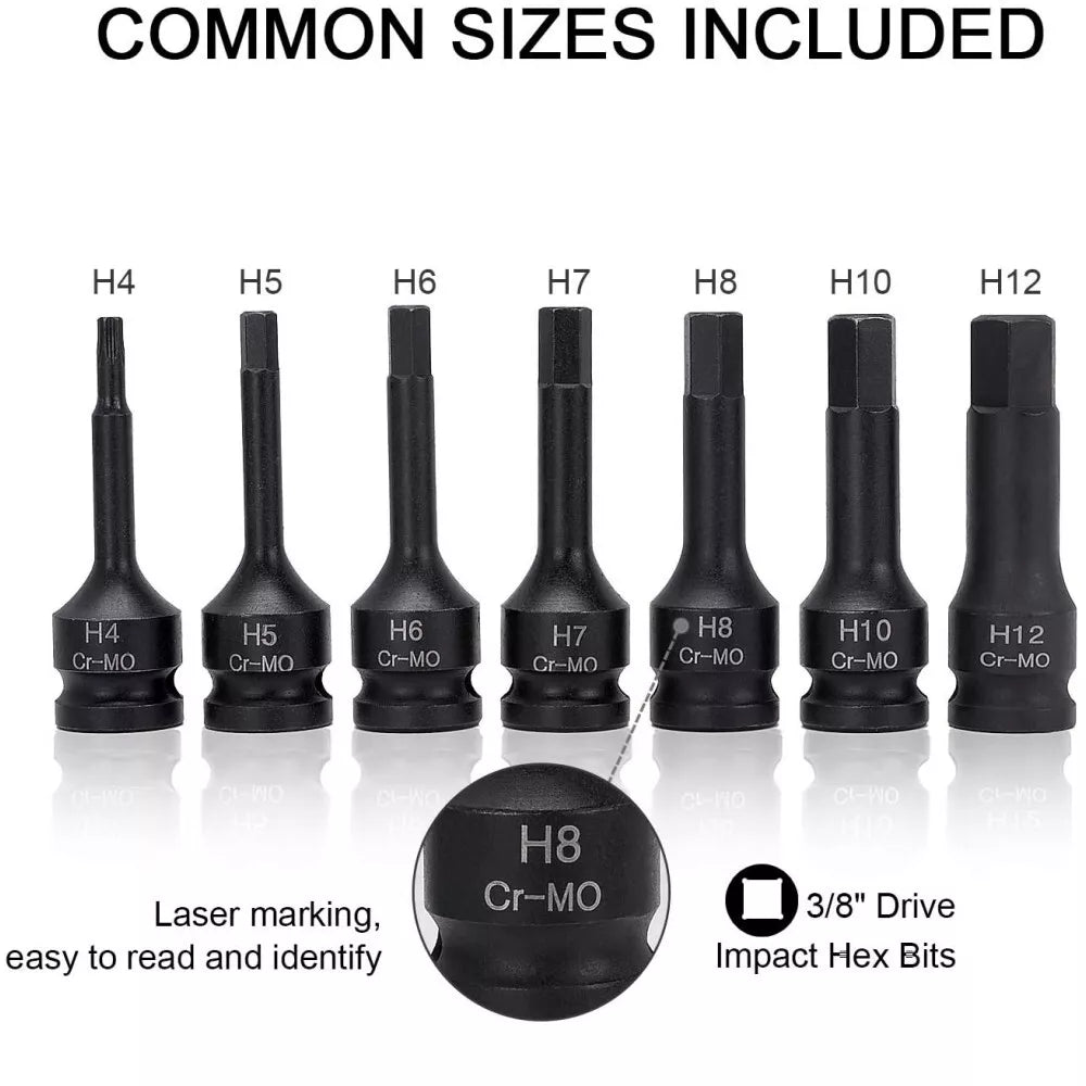 Set biti de impact Torx T20-T60