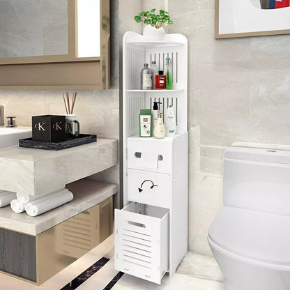 Dulap vertical pentru baie 2 sertare 120 x 20 x — Confort Practic Pentru Casa Ta