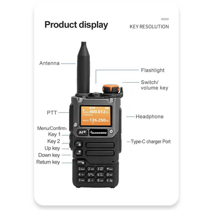 Radio emisie-receptie Walkie Talkie Quansheng UV-K5 5W — Utilitate Smart Zi de Zi