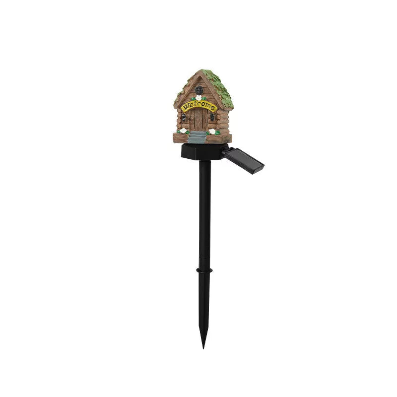 Lampa decorativa de gradina cu încarcare solara