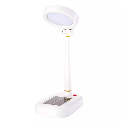 Lampa ventilator 2-în-1 cu panou solar și USB — Ambient Modern Pentru Acasă