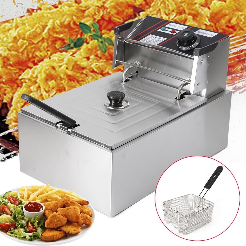 Friteuza electrica Hoffmans de 6 litri sau 12 litri 2500W/5000W — Mai Mult Confort în Bucătărie