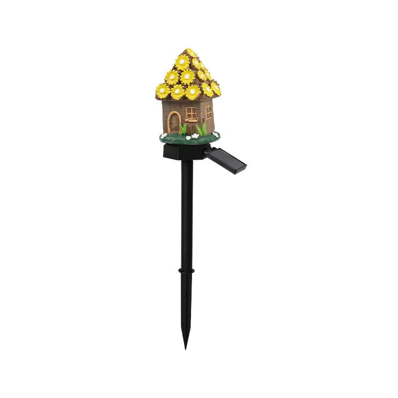 Lampa decorativa de gradina cu încarcare solara
