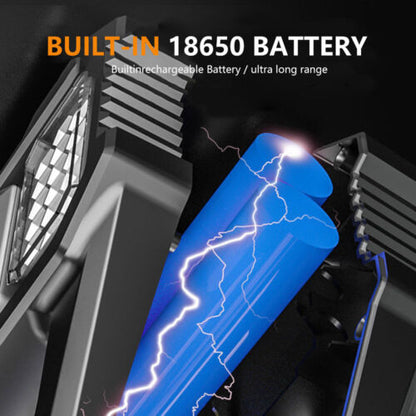 Lanterna solara cu proiector lateral cob si incarcare usb — Ambient Modern Pentru Acasă
