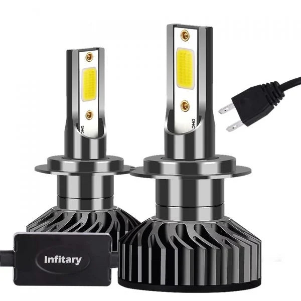 Set 2 becuri LED H7 100W 9V-32V — Confort și Siguranță la Drum