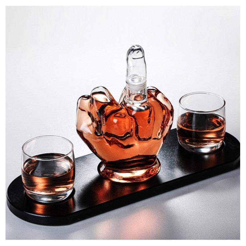 Set -Decantor cu pahare si suport — Mai Mult Confort Oriunde