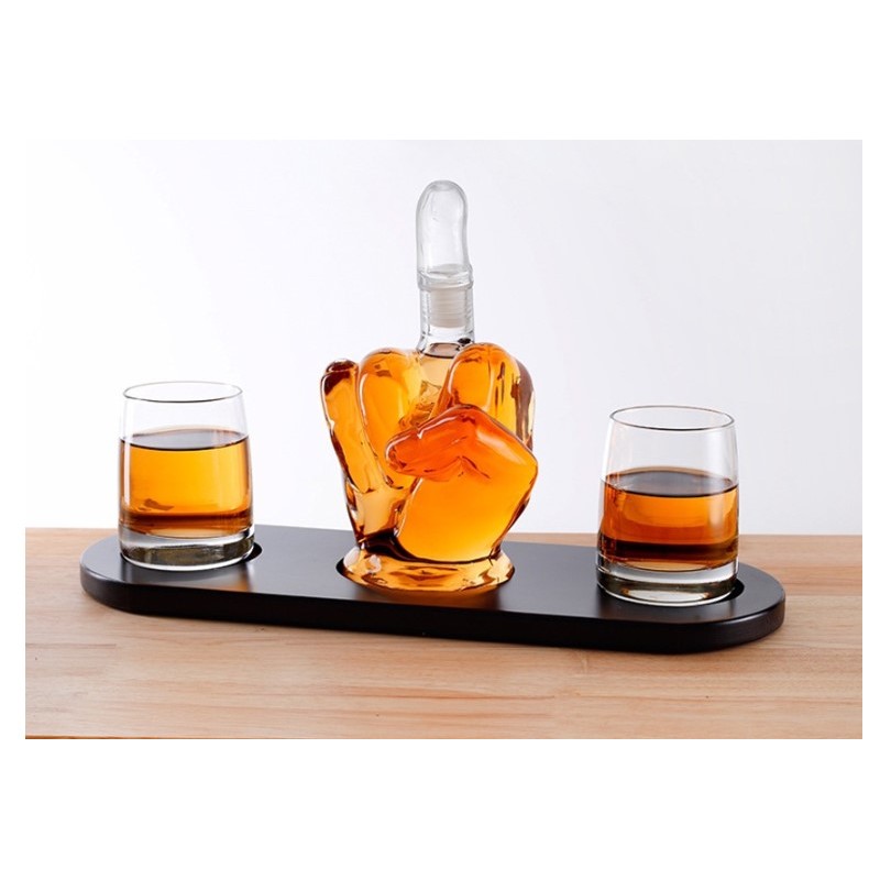 Set -Decantor cu pahare si suport — Mai Mult Confort Oriunde
