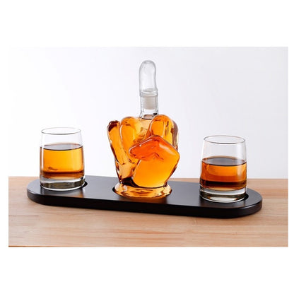 Set -Decantor cu pahare si suport — Mai Mult Confort Oriunde