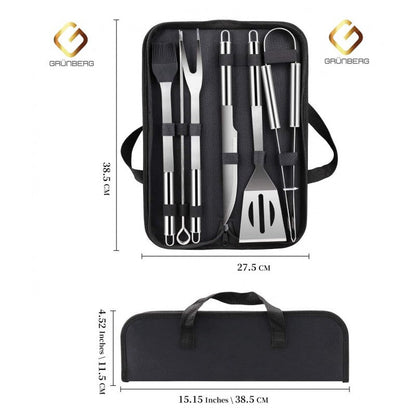 Set ustensile din inox pentru gratar — Mai Mult Confort Oriunde