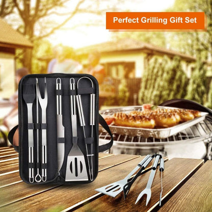 Set ustensile din inox pentru gratar — Mai Mult Confort Oriunde