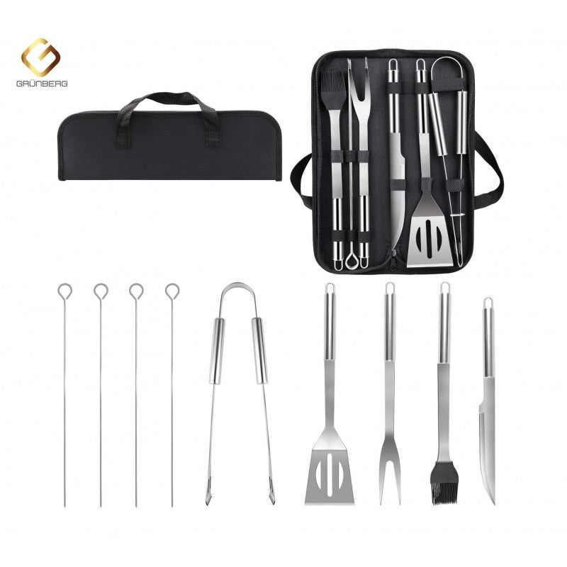 Set ustensile din inox pentru gratar — Mai Mult Confort Oriunde