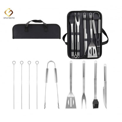 Set ustensile din inox pentru gratar — Mai Mult Confort Oriunde