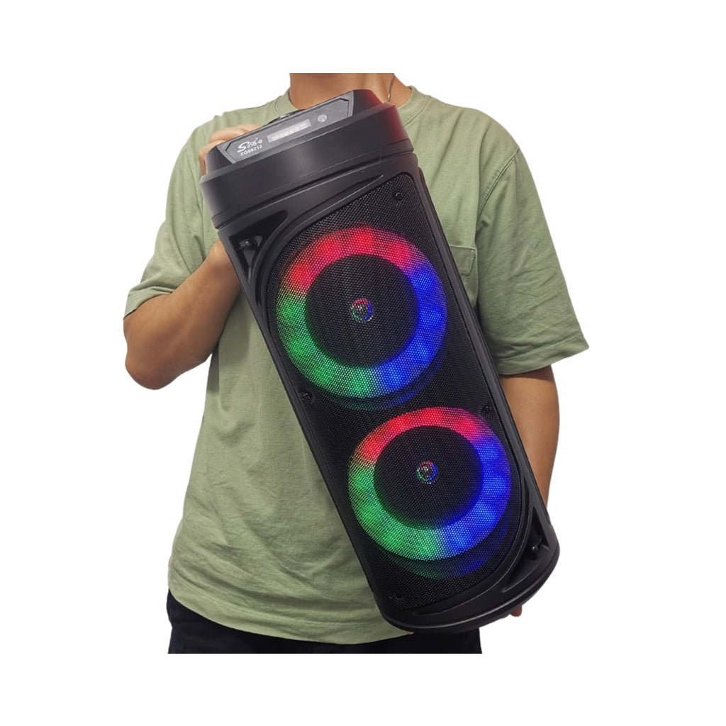 Boxa portabila Wireless ZQS 6212 30W LED — Utilitate Smart Zi de Zi