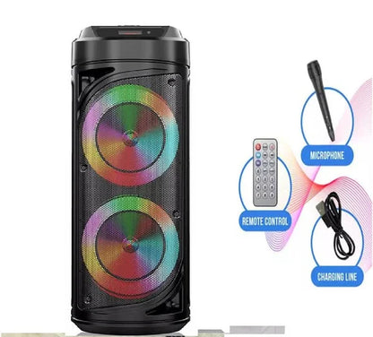 Boxa portabila Wireless ZQS 6212 30W LED — Utilitate Smart Zi de Zi